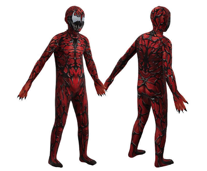 Carnage Red Venom Style Bodysuit